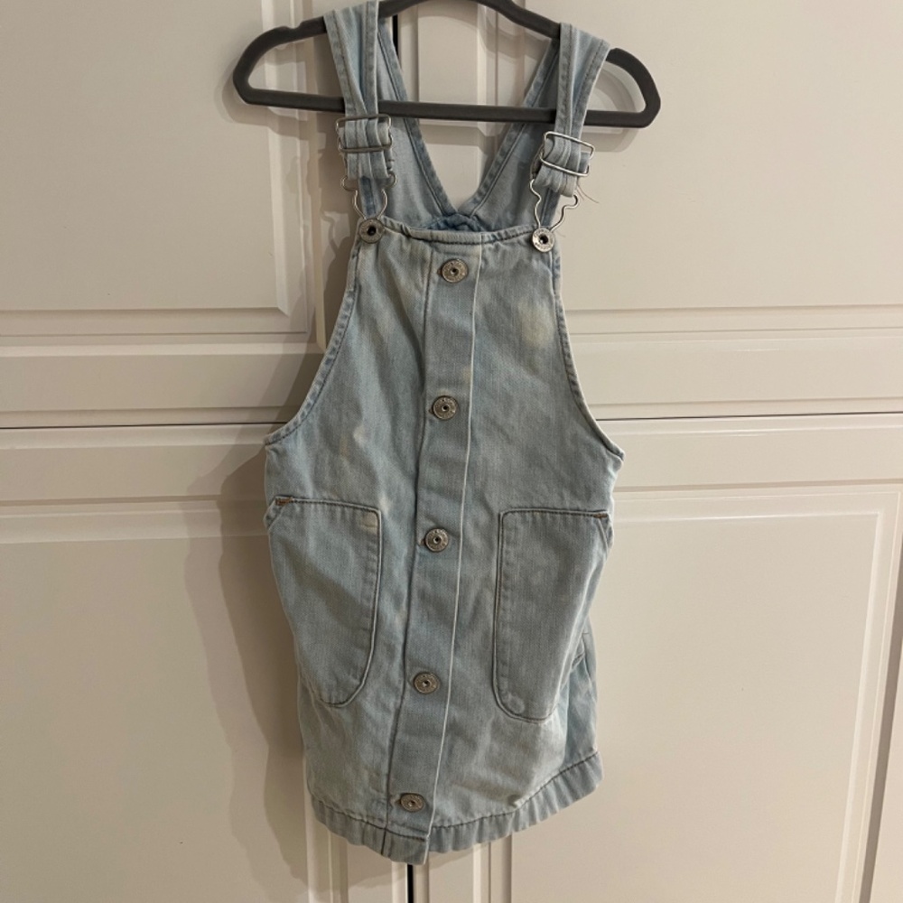 Girls Denim Overalls Dress Osh Kosh B'Gosh